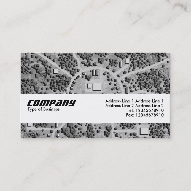 Textur Band - Circleville Visitkort (Framsida)