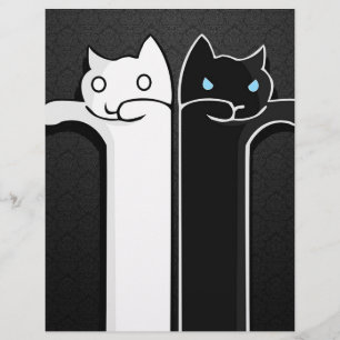Textur Katter Svart Vitt
