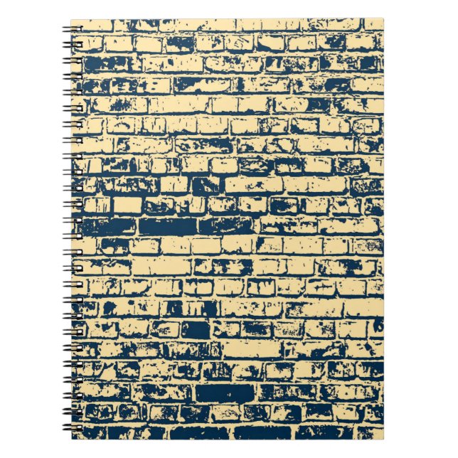 Textur på en tegelvägg. Elegant tapetdesign. Anteckningsbok (Framsidan)