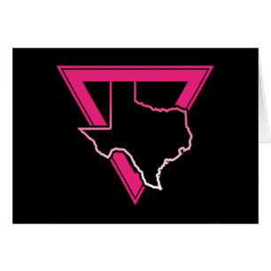 textur rosa triangel hälsningskort