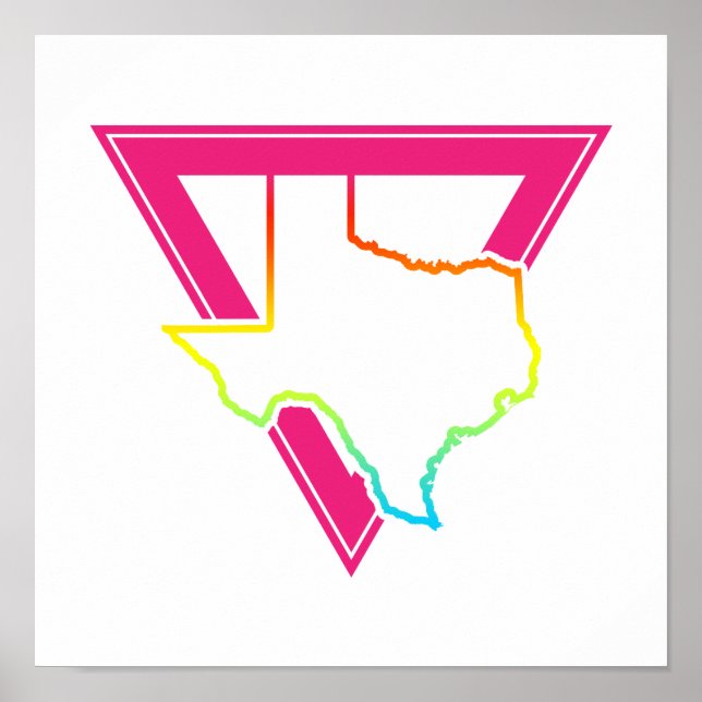 textur rosa triangel poster (Framsidan)
