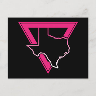 textur rosa triangel vykort