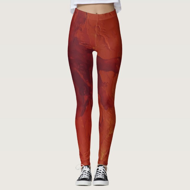 Textura #13 de la obra Nuit "Filtro dramático frío Leggings (Framsida)