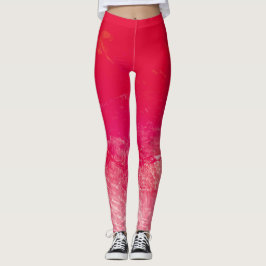 Textura #17 de la obra Fantasía y realidad Leggings