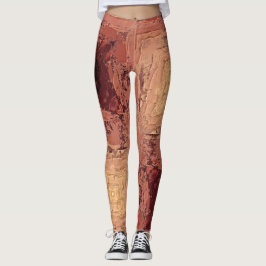Textura #18 de obra Horizonte Leggings