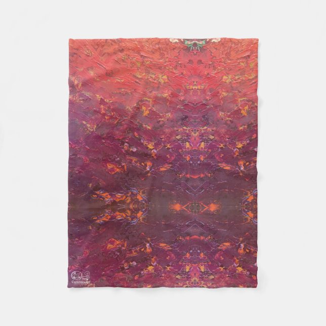 Textura #1 de la obra La puesta del sol Fleecefilt (Framsidan)