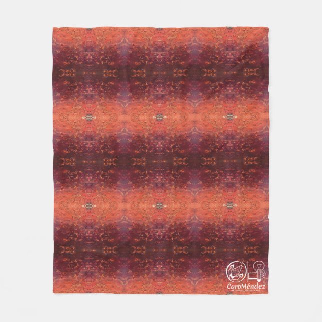 Textura #2 de la obra La puesta del sol Fleecefilt (Framsidan)