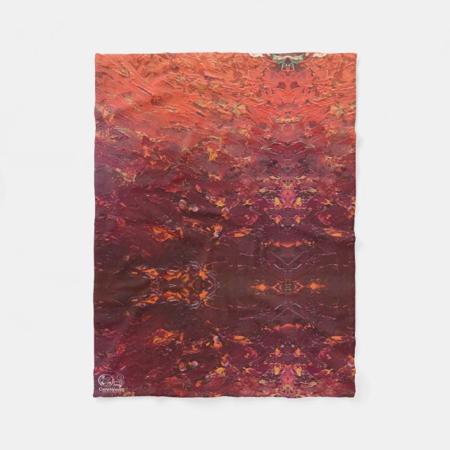 Textura #2 de la obra La puesta del sol Fleecefilt (Framsidan)