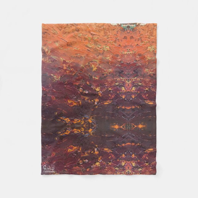 Textura #3 de la obra La puesta del sol Fleecefilt (Framsidan)