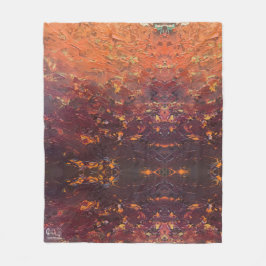 Textura #3 de la obra La puesta del sol Fleecefilt