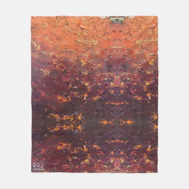 Textura #3 de la obra La puesta del sol Fleecefilt (Framsidan)