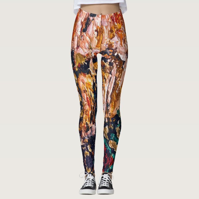 Textura #47 de obra Amanecer Leggings (Framsida)