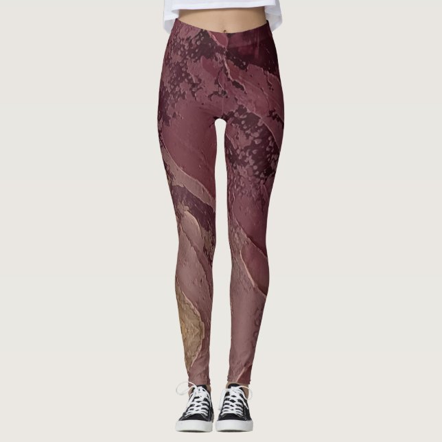 Textura #5 de obra Horizonte Leggings (Framsida)
