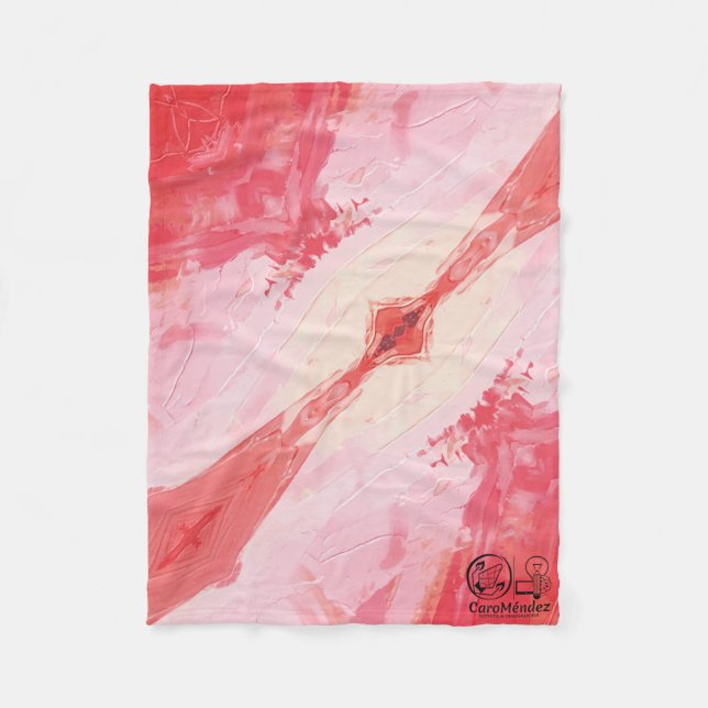 Textura #7 de la obra El corazón de los... Fleecefilt (Framsidan)