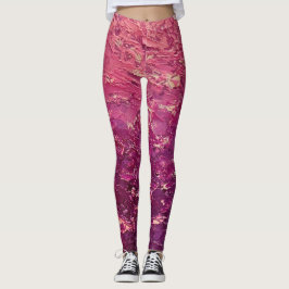 Textura #7 de la obra La puesta del sol Leggings