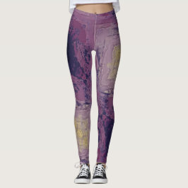 Textura #7 de obra Horizonte Leggings