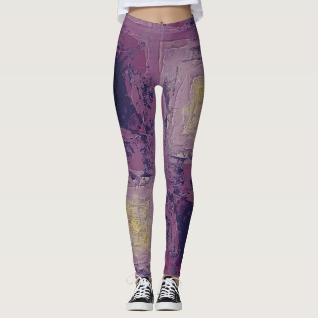 Textura #7 de obra Horizonte Leggings (Framsida)