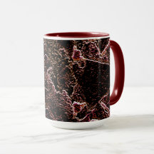 Textura estilo rocha marrom entalhada