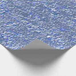 Textura rústica azul e efeito prateado presentpapper