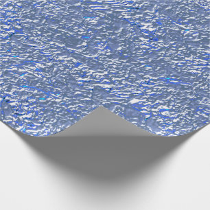 Textura rústica azul e efeito prateado presentpapper