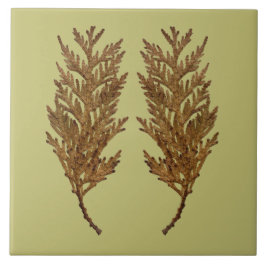 Textural Treasures of Winter on Ceramic Tile - D3 Kakelplatta