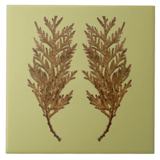 Textural Treasures of Winter on Ceramic Tile - D3 Kakelplatta