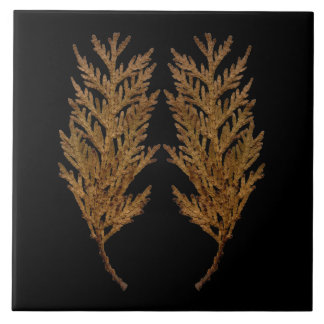 Textural Treasures of Winter on Ceramic Tile - D4 Kakelplatta
