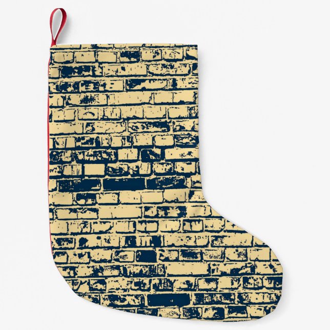 Texture of a brick wall. Elegant wallpaper design. Liten Julstrumpa (Framsidan)