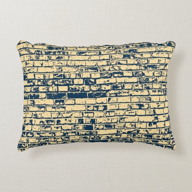 Texture of a brick wall. Elegant wallpaper design. Prydnadskudde (Framsidan)