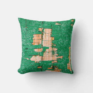 Texture of old wooden fence with shabby paint. Gre Kudde