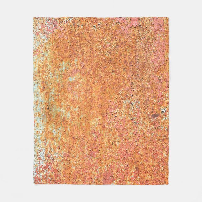 Texture of the old painted metalabstract, age, anc fleecefilt (Framsidan)