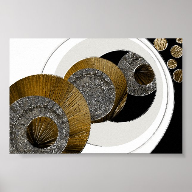 Textured Abstract Unexplained Poster (Framsidan)