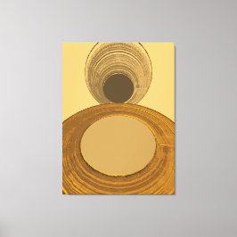 Textured Gold Abstract Geometric Contemporary Canvastryck