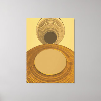 Textured Gold Abstract Geometric Contemporary Canvastryck