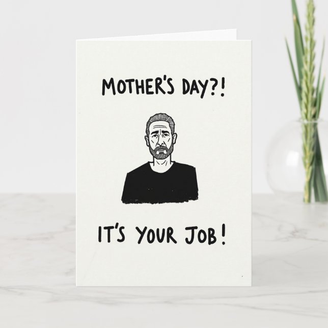 Textured Portrait Job Card Kort (Framsida)