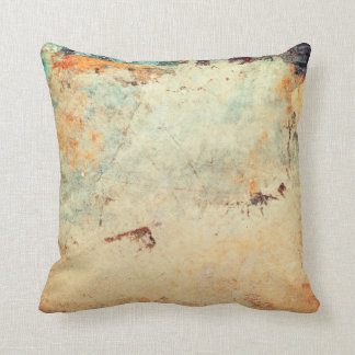 Texturerad abstrakt kudder i orange och persika kudde