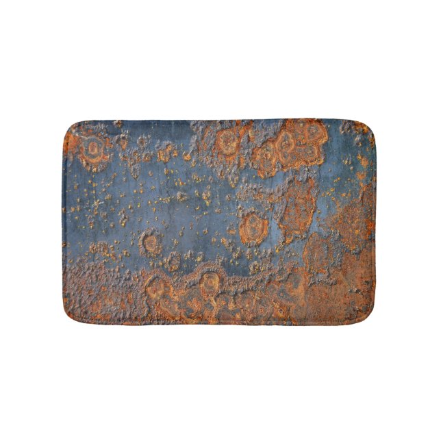 Texturerad bakgrund för metall. badrumsmatta (Framsidan)