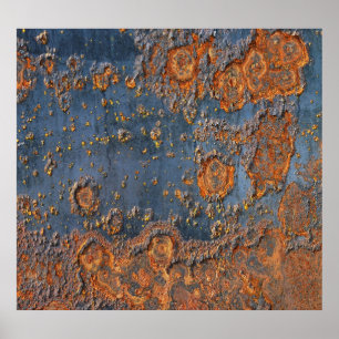 Texturerad bakgrund för metall. poster