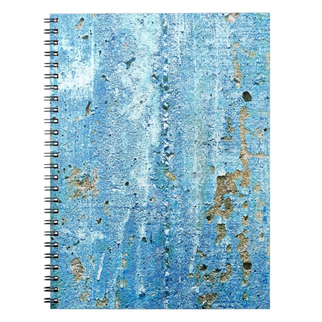 Texturerad betongvägg, rostfläckar. anteckningsbok (Framsidan)