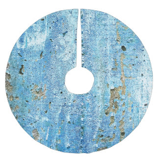 Texturerad betongvägg, rostfläckar. julgransmatta borstad polyester