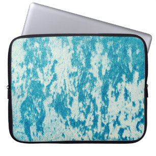 Texturerad blå bakgrund av tät väv. Kon Laptop Fodral