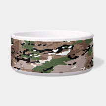 Texturerad Blandad Armé Kamouflage Hund