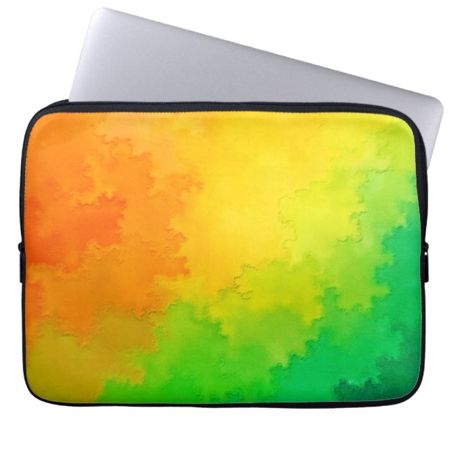 Texturerad blandning av Färg Laptop Fodral (Framsidan)