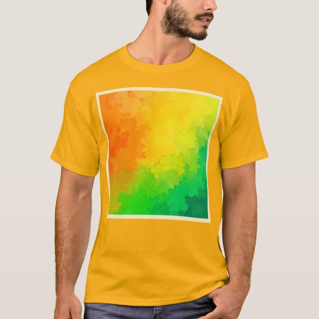 Texturerad blandning av Färg T Shirt (Framsida)