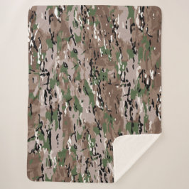 Texturerad Blended Army Camo Hund