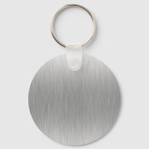 Texturerad borstad Aluminum rostfritt stål Nyckelring