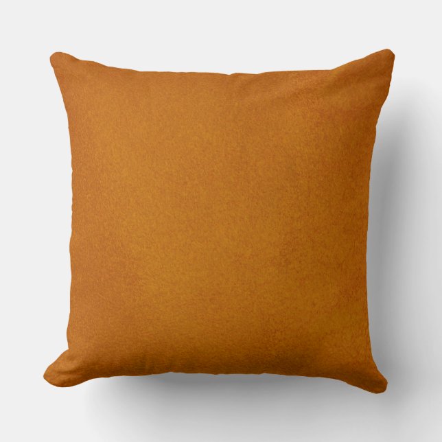 Texturerad bränd orange kudde (Framsida)