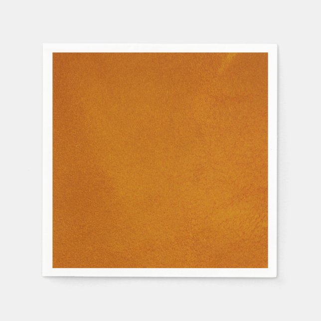 Texturerad bränd Orange Pappersservett (Framsidan)