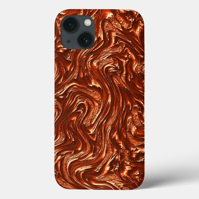 Texturerad brun terracotta (Baksida)