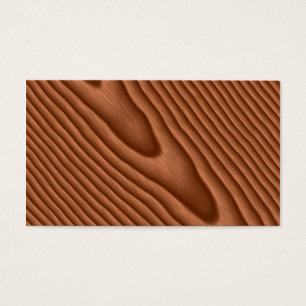 Texturerad brun Woodgrain Visitkort